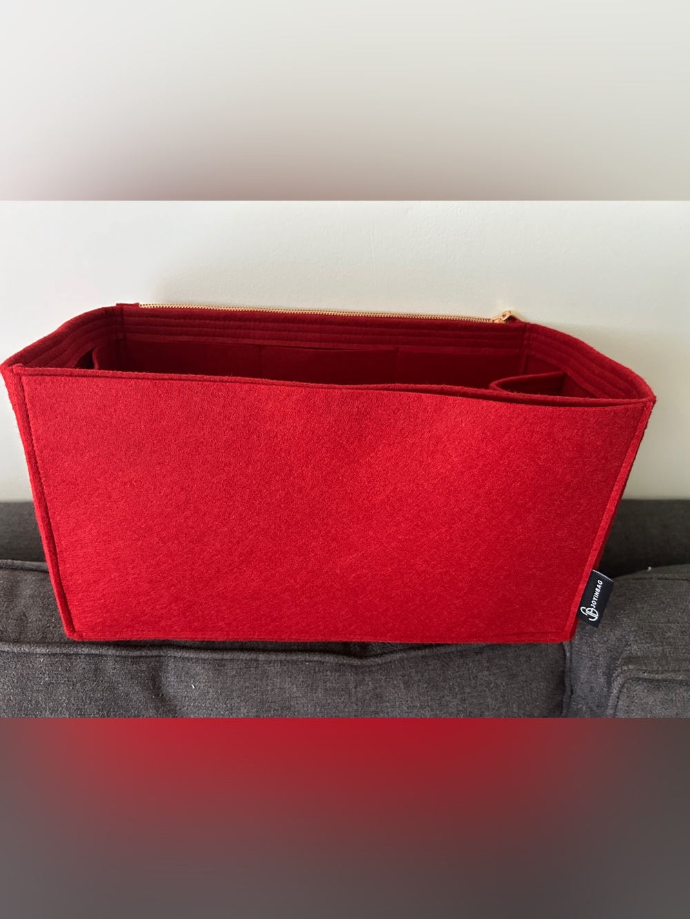 Neverfull GM Burgundy/Red Felt Storage Organizer Insert